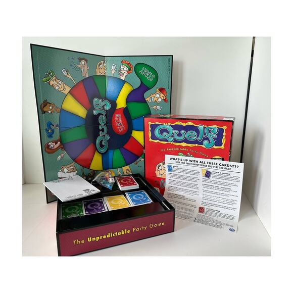 Quelf The Unpredictable Party Game, Adult, 3-8 players or teams, Spin Master - Picture 2 of 7